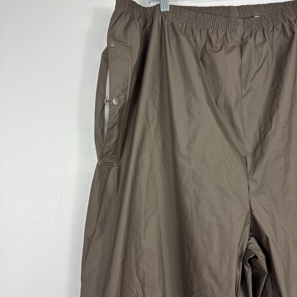 Bass Pro Shops Pants Mens 2XL Gray Waterproof Gore-Tex Fishing Nylon Outdoorsmen - Picture 2 of 9